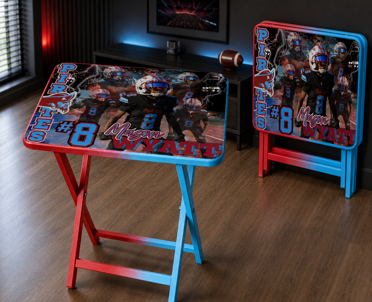 Sports Tray Table Design Template