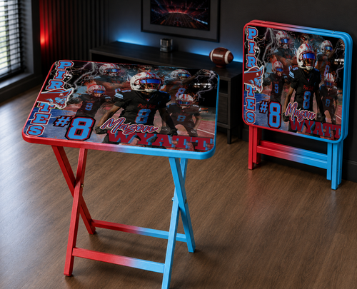 Sports Tray Table Design Template